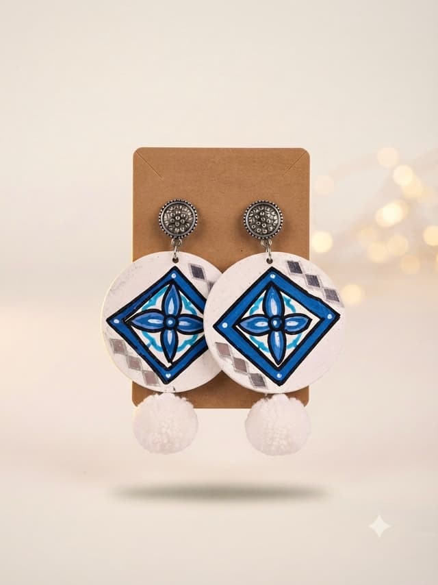 Indigo earrings