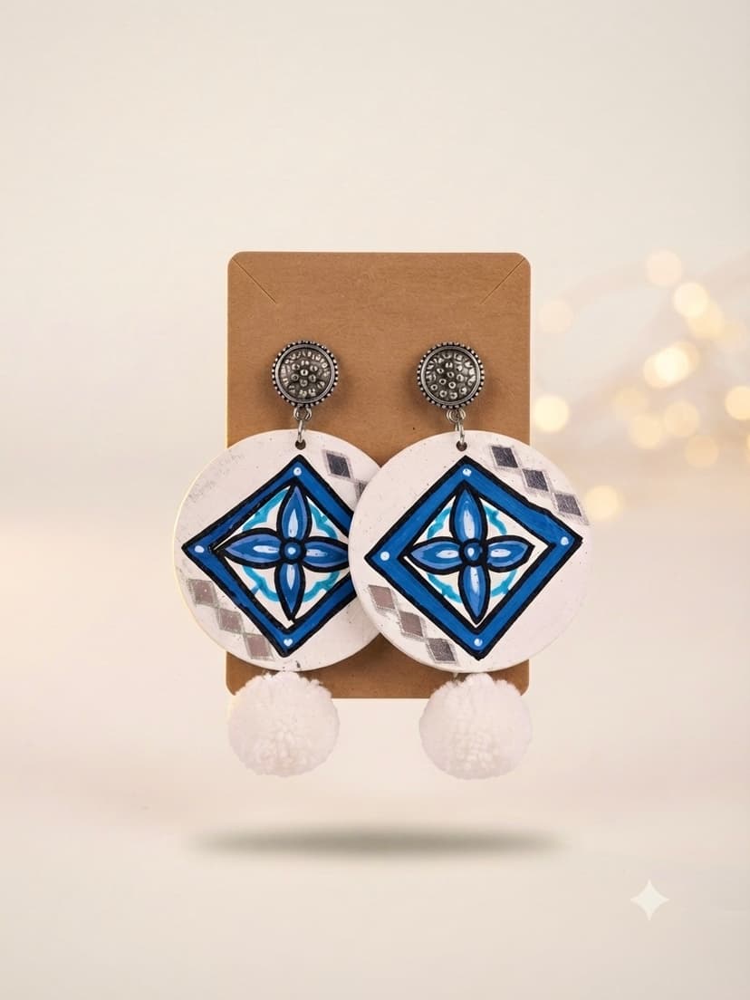 Indigo earrings